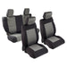 Smittybilt 471722 Neoprene Seat Cover 08-12 Wrangler JK 4 DR Set Front/Rear Charcoal Smittybilt - Truck Part Superstore