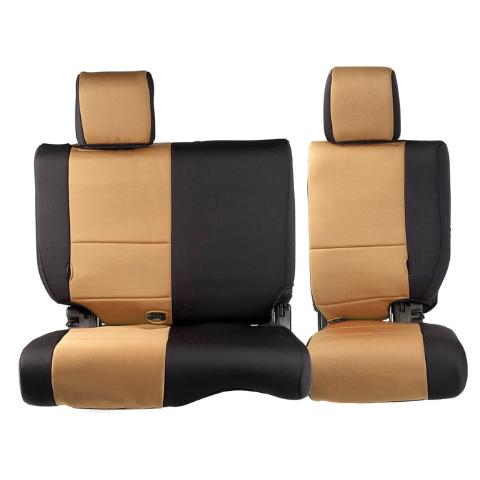 Smittybilt 471725 Neoprene Seat Cover 08-12 Wrangler JK 4 DR Set Front/Rear Tan Smittybilt - Truck Part Superstore