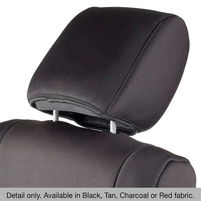 Smittybilt 471801 Neoprene Seat Cover 2007 Wrangler JK 4 DR Set Front/Rear Black Smittybilt - Truck Part Superstore