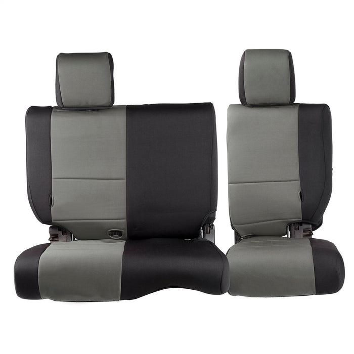 Smittybilt 471822 Neoprene Seat Cover 2007 Wrangler JK 4 DR Set Front/Rear Charcoal Smittybilt - Truck Part Superstore