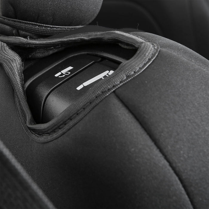 Smittybilt 472101 Jeep JL Neoprene Front and Rear Seat Cover Set Wrangler JL 4-Door Black/Black Smittybilt - Truck Part Superstore