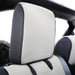 Smittybilt 472122 Jeep JL Neoprene Front and Rear Seat Cover Set Wrangler JL 4-Door Black/Gray Smittybilt - Truck Part Superstore