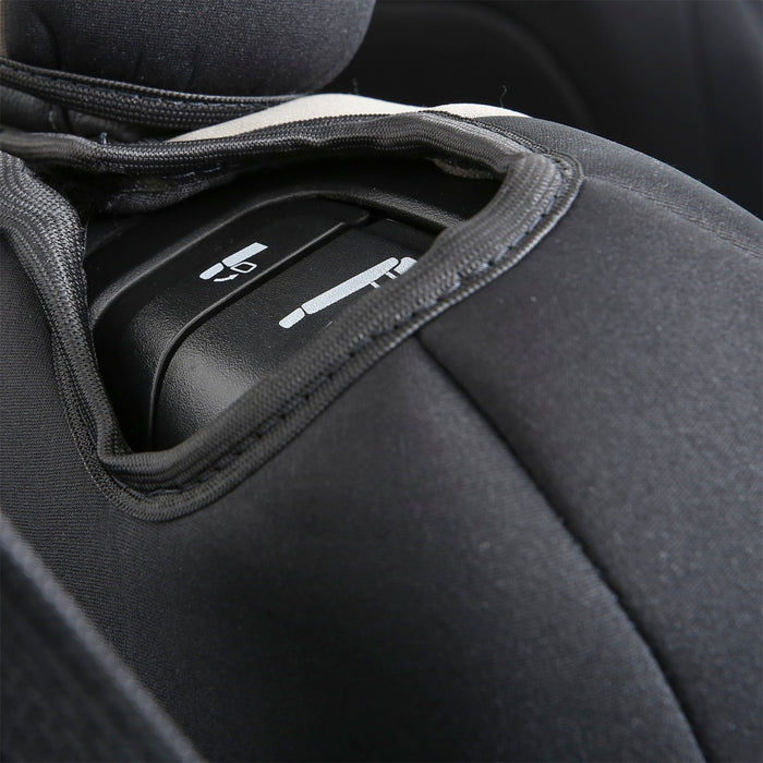 Smittybilt 472122 Jeep JL Neoprene Front and Rear Seat Cover Set Wrangler JL 4-Door Black/Gray Smittybilt - Truck Part Superstore