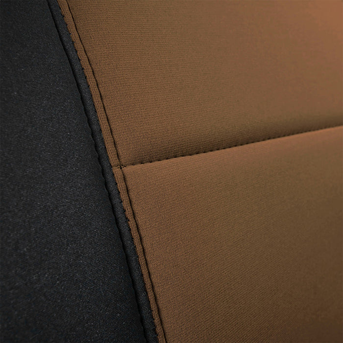 Smittybilt 472125 Jeep JL Neoprene Front and Rear Seat Cover Set Wrangler JL 4-Door Black/Tan Smittybilt - Truck Part Superstore