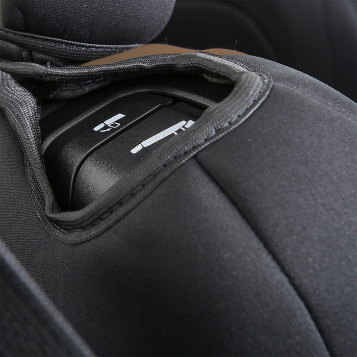 Smittybilt 472125 Jeep JL Neoprene Front and Rear Seat Cover Set Wrangler JL 4-Door Black/Tan Smittybilt - Truck Part Superstore