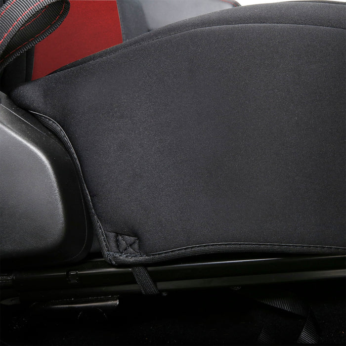 Smittybilt 472130 Jeep JL Neoprene Front and Rear Seat Cover Set Wrangler JL 4-Door Black/Red Smittybilt - Truck Part Superstore