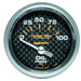 AutoMeter 4727 GAUGE; OIL PRESSURE; 2 1/16in.; 100PSI; ELECTRIC; CARBON FIBER - Truck Part Superstore