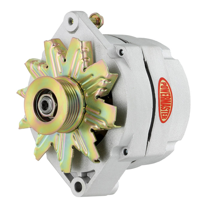Powermaster Performance 47293-104 Alternator; 12si; 150 Amp; 100 Idle; 6 Groove Pulley; Natural; - Truck Part Superstore