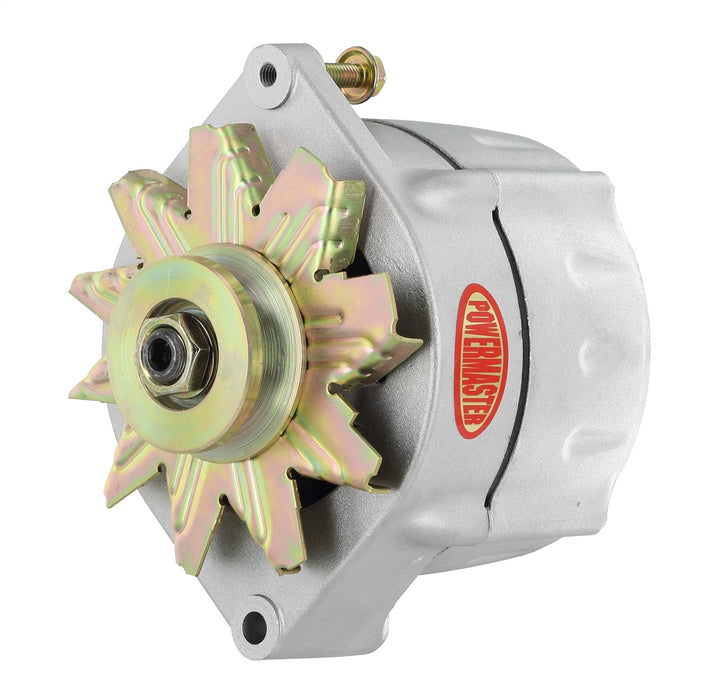 Powermaster Performance 47297 Smooth Look™ Alternator; 12si; 150 Amp; 100 Idle; 1V Pulley; Natural; - Truck Part Superstore