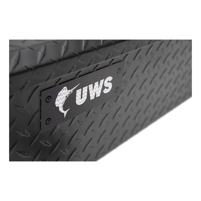 UWS EC10903-PR Matte Black Aluminum UTV Tool Box-Polaris (Heavy Packaging) - Truck Part Superstore