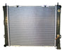 Crown Automotive Jeep Replacement 4734103 Radiator; 1.25 in. Inlet.; 1.5 in. Outlet; 22 1/8 x 19 3/8 Core; 2 Row; - Truck Part Superstore