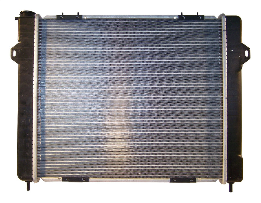 Crown Automotive Jeep Replacement 4734104 Radiator; 1.5 in. Inlet.; 1.75 in. Outlet; 22 1/8 x 19 3/8 Core; 2 Row; - Truck Part Superstore