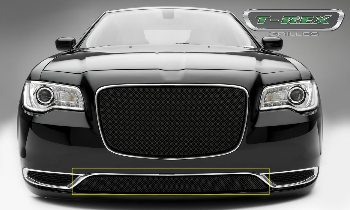 T-Rex Grilles 47436 Sport Series Bumper Grille; Small Mesh; Mild Steel; Black; 1 Pc; Overlay; - Truck Part Superstore