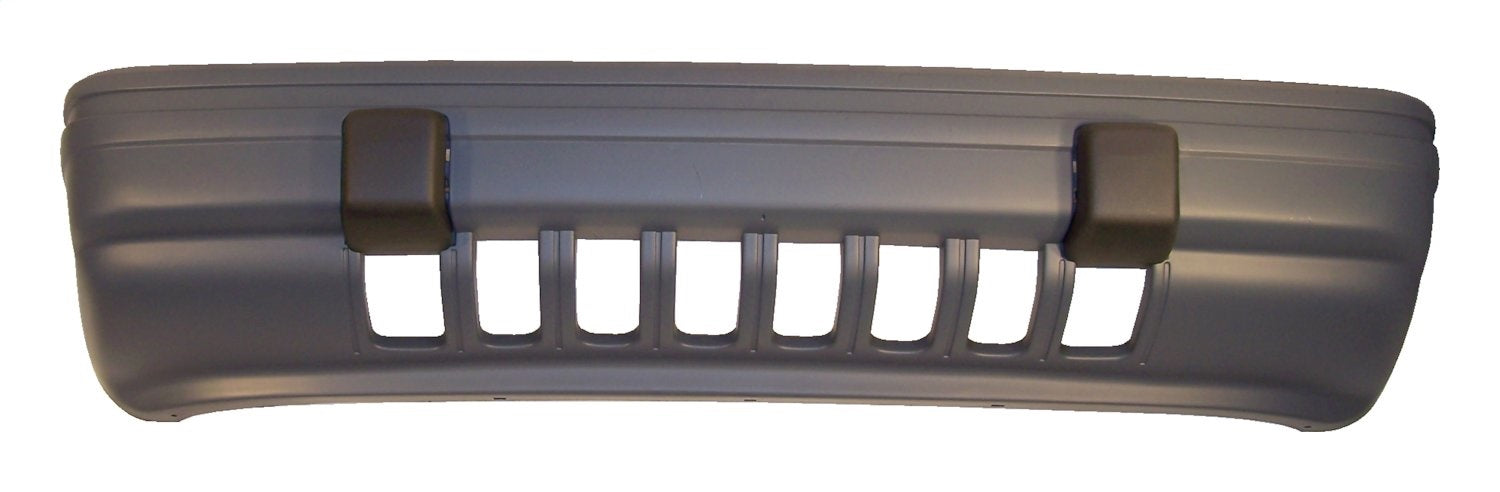 Crown Automotive Jeep Replacement 4761569 Front Bumper Fascia; Black; Paintable; w/Limited Package w/o Fog Lamps; - Truck Part Superstore