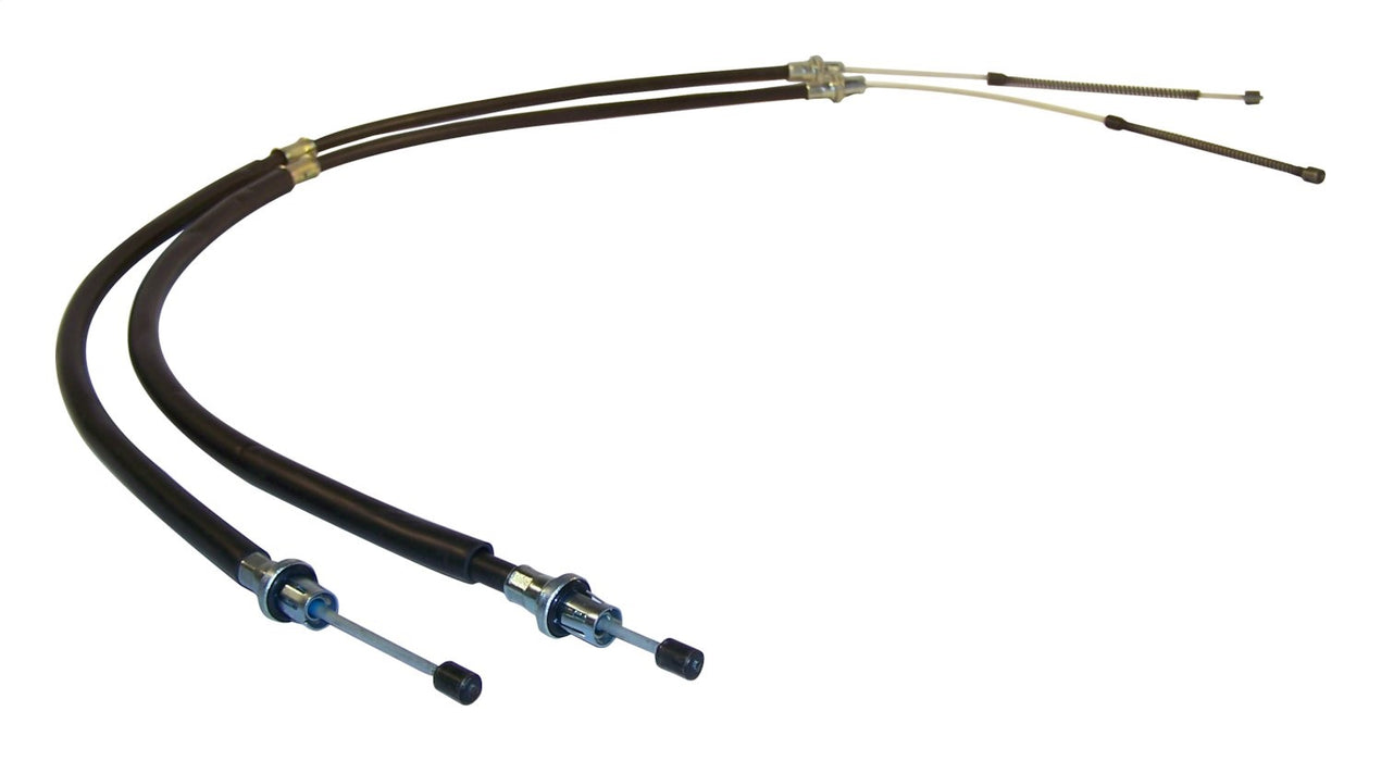 Crown Automotive Jeep Replacement 4762464 Parking Brake Cable Set; Rear; Consists Of 2 Parking Brake Cables; - Truck Part Superstore