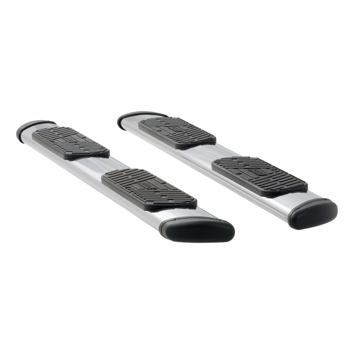 Luverne 477088-401731 Regal 7 Polish Stainless 88in. Oval Steps; XD Brackets; Select Ford F-Series Cre - Truck Part Superstore
