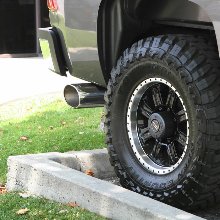 Banks Power 47784 Monster Exhaust System; Single; S/S-Chrome Tip-07-10 Chevy 6.6L LMM; ECSB-CCLB - Truck Part Superstore