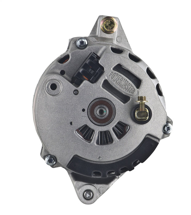 Powermaster Performance 478021 Alternator; CS130; Straight Mounting; 140 Amp; 95 Idle; 1V Pulley; Natural; - Truck Part Superstore