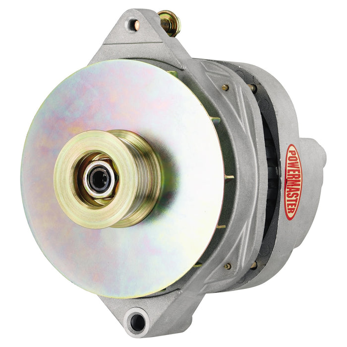 Powermaster Performance 478066 Alternator; CS144; Straight Mounting; 200 Amp; 125 Idle; 16V; Natural; - Truck Part Superstore