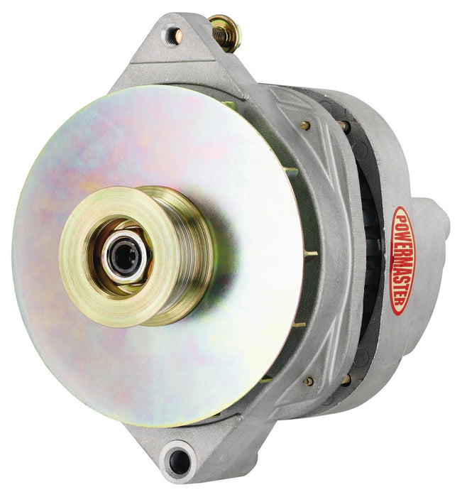 Powermaster Performance 47806 Alternator; CS144; Straight Mounting; 200 Amp; 125 Idle; Natural; - Truck Part Superstore