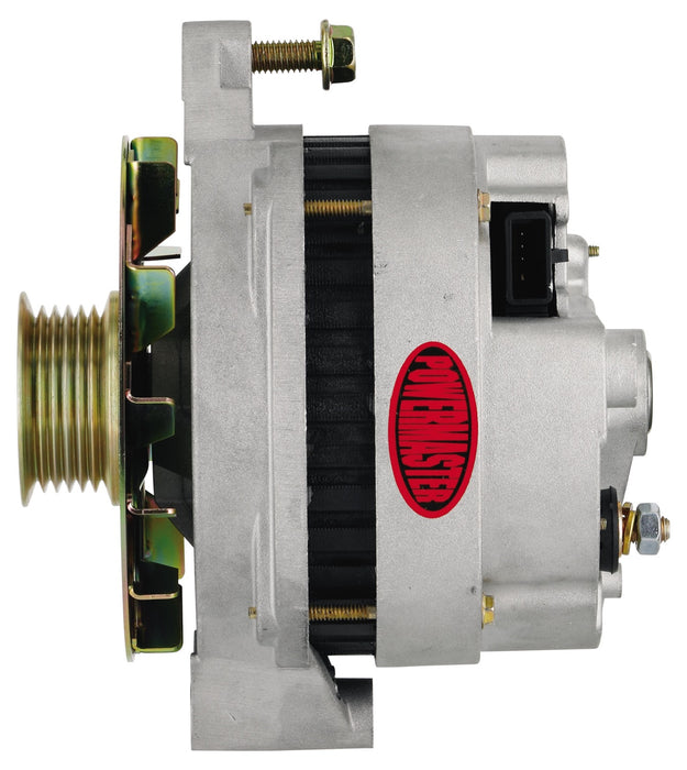 Powermaster Performance 47806 Alternator; CS144; Straight Mounting; 200 Amp; 125 Idle; Natural; - Truck Part Superstore