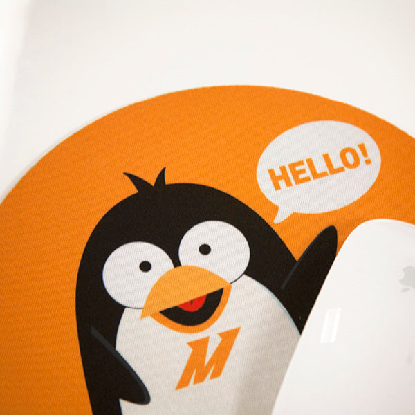 Mishimoto MMPROMO-MPAD-HELLO Chilly the Penguin Mouse Pad - Truck Part Superstore