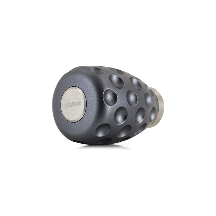 Mishimoto MMSK-DMPL-GM Mishimoto Weighted Steel Core Shift Knob, Dimple, Gunmetal - Truck Part Superstore