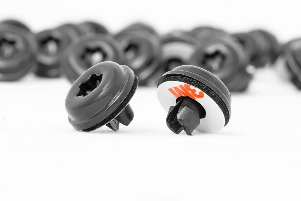 Rough Country 10015 Black Rivet Kit for Rough Country Fender Flares Set of 44 Includes 3M Tape and Foam Pad Rough Country - Truck Part Superstore