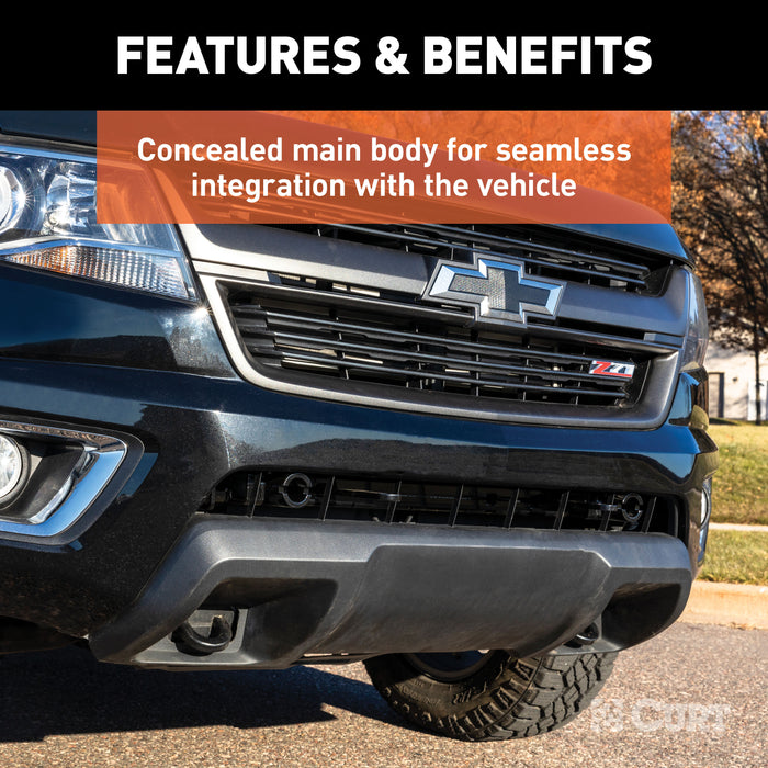 CURT 70107 Custom Tow Bar Base Plate; Select Chevrolet Colorado; GMC Canyon - Truck Part Superstore