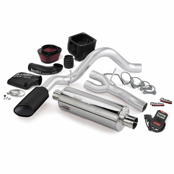 Banks Power 48032-B Stinger System; Single Exh; S/S-Black Tip-1999-06 Chevy 4.8-5.3L; SCSB - Truck Part Superstore