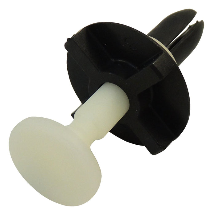 Crown Automotive Jeep Replacement 4806110AA Push Pin; Black/White; Plastic; - Truck Part Superstore