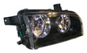 Crown Automotive Jeep Replacement 4806164AJ Head Light Assembly; Right; w/Halogen Lamps; Black Bezel; Incl. Bulbs/Harness; - Truck Part Superstore