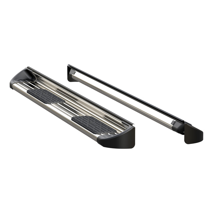 Luverne 480744-581444 Polished Stainless Steel Side Entry Steps; Select Silverado; Sierra Crew Cab - Truck Part Superstore