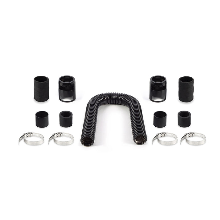 Mishimoto MMAH-U24BK Universal Flexible Stainless Steel Radiator Hose Kit, 24", Black - Truck Part Superstore