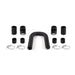 Mishimoto MMAH-U24BK Universal Flexible Stainless Steel Radiator Hose Kit, 24", Black - Truck Part Superstore
