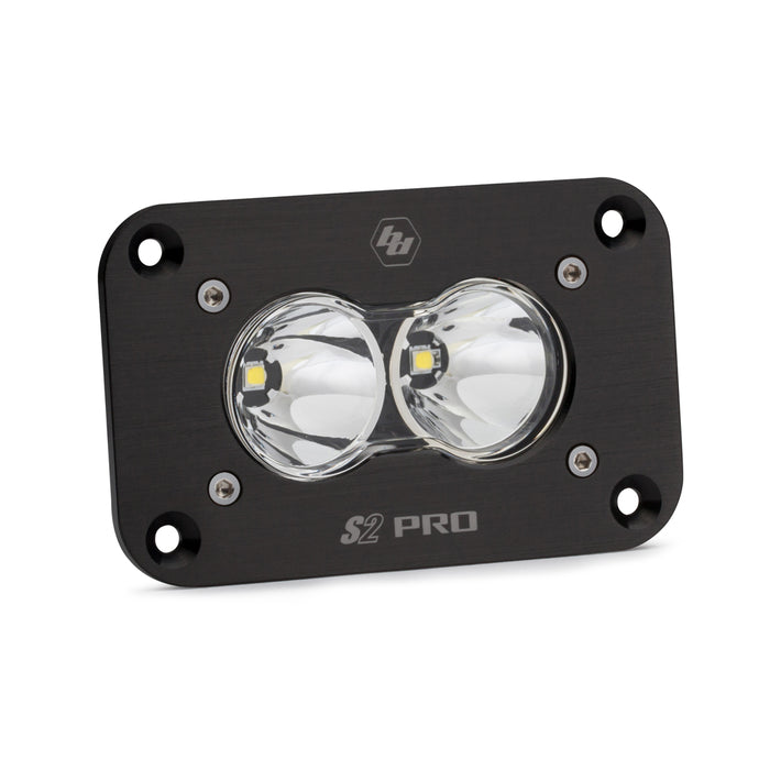 Baja Designs 481001 LED Light Work/Scene Pattern Clear Black S2 Pro Baja Designs - Truck Part Superstore