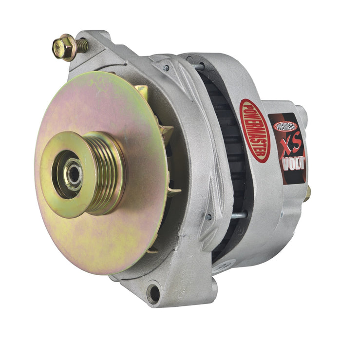 Powermaster Performance 481128 XS Volt™ Hi Amp Alternator; CS144; 200 Amp; 125 Idle; Unthreaded D.E.; Natural; - Truck Part Superstore