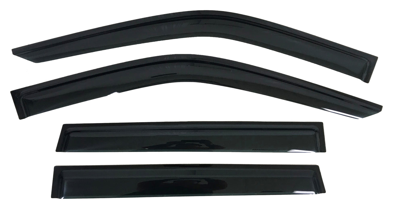 TrailFX 4812H Low Profile; Tape-On; Smoke; Acrylic; Set of 4 - Truck Part Superstore