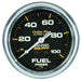 AutoMeter 4812 GAUGE; FUEL PRESSURE; 2 5/8in.; 100PSI; MECHANICAL; CARBON FIBER - Truck Part Superstore