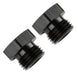 Mr Gasket 481406-BL Port Plug; 9/16-18 Male O-Ring [6 AN]; Incl. O-Rings; 2 pcs.; Anodized Black; - Truck Part Superstore
