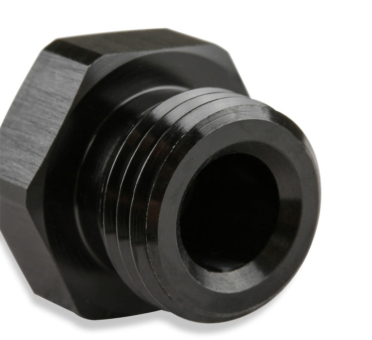 Mr Gasket 481406-BL Port Plug; 9/16-18 Male O-Ring [6 AN]; Incl. O-Rings; 2 pcs.; Anodized Black; - Truck Part Superstore