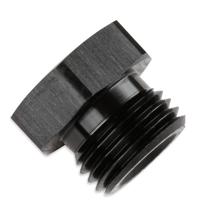Mr Gasket 481408-BL Port Plug; 3/4-16 Male O-Ring [8 AN]; Incl. O-Ring; 1 pcs.; Anodized Black; - Truck Part Superstore