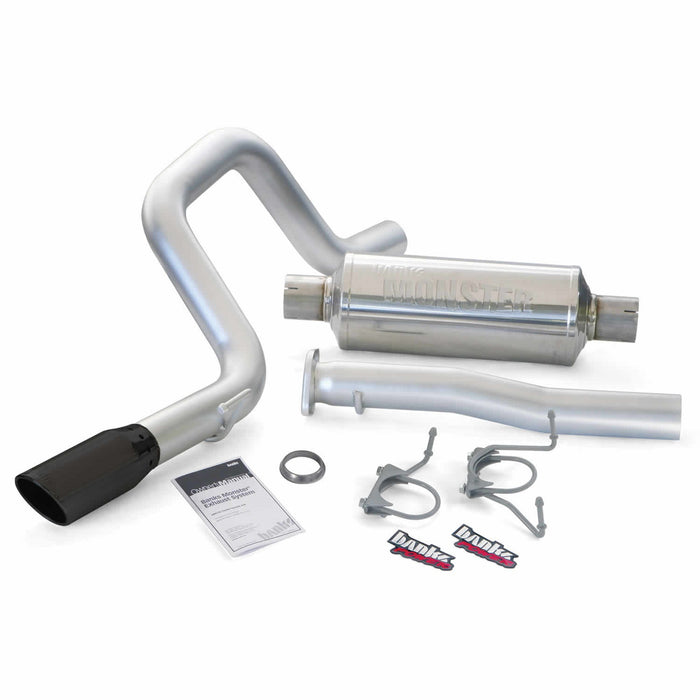 Banks Power 48141-B Monster Exhaust System; Round; S/S-Black Tip-07-14 Toyota 4.0; FJ Cruiser - Truck Part Superstore