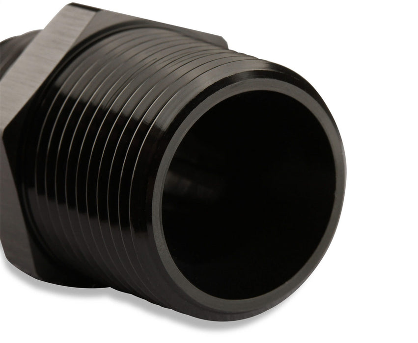 Mr Gasket 481644-BL Adapter Fitting; Straight; -4 AN Male To 1/4 in. NPT Male; Anodized Black; - Truck Part Superstore