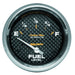 AutoMeter 4816 GAUGE; FUEL LEVEL; 2 5/8in.; 240OE TO 33OF; ELEC; CARBON FIBER - Truck Part Superstore