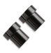 Mr Gasket 481904-BL Tube Sleeve; -4AN Male; 100 PSI Max; 1/4 in. Tube Size; 2 pc.; Anodized Black; - Truck Part Superstore