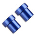Mr Gasket 481904 Tube Sleeve; -4AN Male; 100 PSI Max; 1/4 in. Tube Size; 2 pc.; Anodized Blue; - Truck Part Superstore