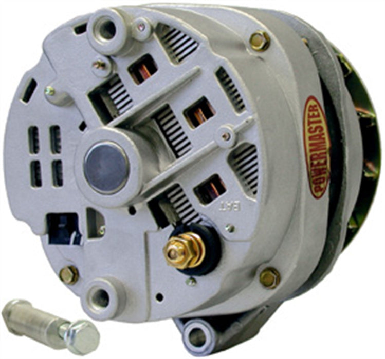 Powermaster Performance 48203 Alternator; CS144; Offset 2 in. Spools; 200 Amp; 125 Idle; Natural; - Truck Part Superstore