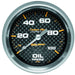 AutoMeter 4821 GAUGE; OIL PRESSURE; 2 5/8in.; 100PSI; MECHANICAL; CARBON FIBER - Truck Part Superstore