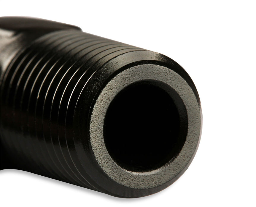 Mr Gasket 482204-BL Adapter Fitting; 90 Degree; -4 AN Male to 1/8 in. NPT; Anodized Black; - Truck Part Superstore